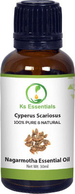

Ks Essentials 100% Pure Nagarmotha Essential Oil (Cyperus scariosus) Natural Therapeutic Grade(30 ml)