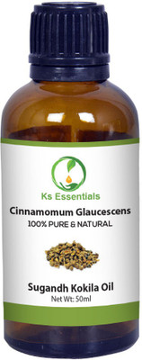 

Ks Essentials 100% Pure Sugandh Kokila Oil (Cinnamomum glaucescens) Natural Therapeutic Grade(50 ml)