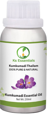

Ks Essentials 100% Pure Kumkumadi Oil (Kumkumadi Thailam) Pure & Natural(250 ml)