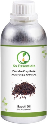 

Ks Essentials 100% Pure Babchi Oil (Psoralea corylifolia) Natural Therapeutic Grade(1000 ml)