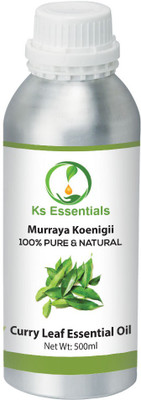 

Ks Essentials 100% Pure Curry Leaf Patta Essential Oil (Murraya Koenigii)Aromatherapy & Therapeutic Grade(500 ml)