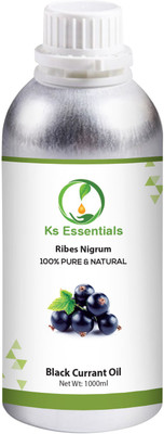 

Ks Essentials 100% Pure Black Currant Oil (Ribes nigrum) Natural Therapeutic Grade(1000 ml)