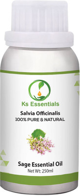 

Ks Essentials 100% Pure Sage Essential Oil (Salvia Officinalis) Natural & Undiluted(250 ml)