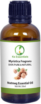 

Ks Essentials 100% Pure Nutmeg Essential Oil (Myristica fragrans) Natural Therapeutic Grade(50 ml)