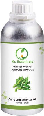 

Ks Essentials 100% Pure Curry Leaf Patta Essential Oil (Murraya Koenigii)Aromatherapy & Therapeutic Grade(1000 ml)