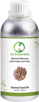 

Ks Essentials 100% Pure Spinach Seed Oil (Spinacia oleracea) Natural Therapeutic Grade(1000 ml)