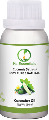 

Ks Essentials 100% Pure Cucumber Oil (Cucumis sativus) Natural Therapeutic Grade(250 ml)