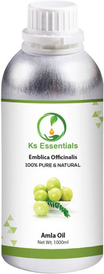 

Ks Essentials 100% Pure Amla Oil(Emblica officinalis) Natural Therapeutic Grade(1000 ml)