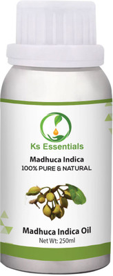 

Ks Essentials 100% Pure Madhuca Indica Oil (Madhuca indica) Natural Therapeutic Grade(250 ml)