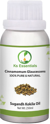 

Ks Essentials 100% Pure Sugandh Kokila Oil (Cinnamomum glaucescens) Natural Therapeutic Grade(250 ml)