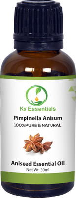 

Ks Essentials 100% Pure Aniseed Essential Oil (Pimpinella anisum) Natural Therapeutic Grade(30 ml)