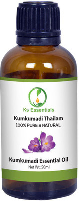 

Ks Essentials 100% Pure Kumkumadi Oil (Kumkumadi Thailam) Pure & Natural(50 ml)