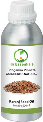 

Ks Essentials 100% Pure Karanj Seed Oil (Pongamia pinnata) Natural Therapeutic Grade(500 ml)