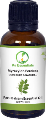 

Ks Essentials 100% Pure Peru Balsam Essential Oil (Myroxylon pereirae) Natural Therapeutic Grade(30 ml)