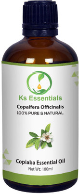 

Ks Essentials 100% Pure Copaiba Essential Oil (Copaifera officinalis) Natural Therapeutic Grade(100 ml)