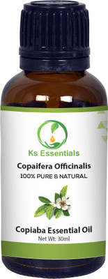 

Ks Essentials 100% Pure Copaiba Essential Oil (Copaifera officinalis) Natural Therapeutic Grade(30 ml)