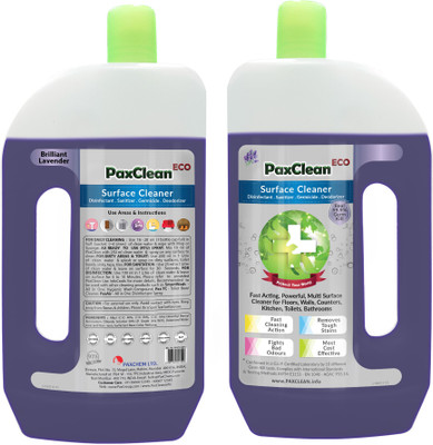 

PaxClean ECO (Lavender) 975 ml, Floor Cleaner for Home, Kitchen, Toilet, Disinfectant, Sanitizer, Germicide, Deodorizer Lavender(975 ml)