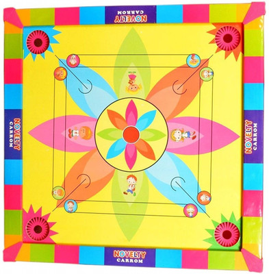 

ashtriya sunshine 2in1 ludo board 17 inch Carrom Board(Multicolor)