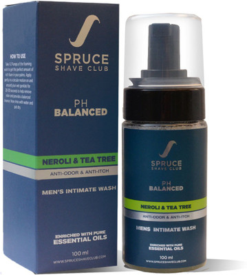

Spruce Shave Club Intimate Wash for Men with Tea Tree Neroli For Itch & Odor Removal(100 ml)