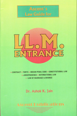 Ascent's Law Guide for LL.M ENTRANCE-2019(English, Paperback, Dr. Ashok K. Jain)
