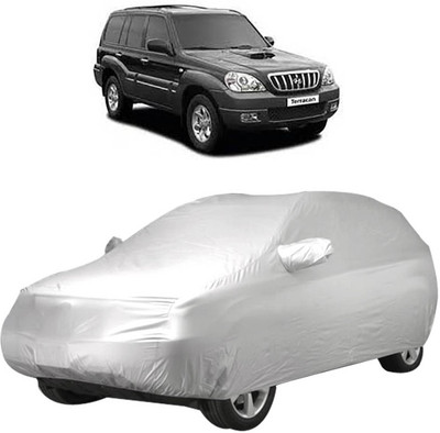 InayaAutoMotive Car Cover For Hyundai Terracan (With Mirror Pockets)(Silver)