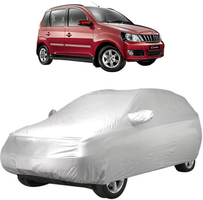 InayaAutoMotive Car Cover For Mahindra Quanto (With Mirror Pockets)(Silver)