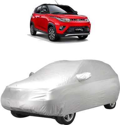 InayaAutoMotive Car Cover For Mahindra KUV100 (With Mirror Pockets)(Silver)
