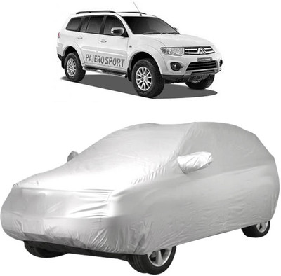 InayaAutoMotive Car Cover For Mitsubishi Pajero Sport (With Mirror Pockets)(Silver)