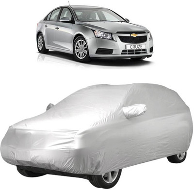 InayaAutoMotive Car Cover For Chevrolet Cruze (With Mirror Pockets)(Silver)