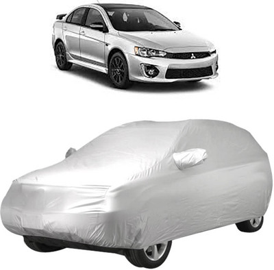 InayaAutoMotive Car Cover For Mitsubishi Lancer (With Mirror Pockets)(Silver)