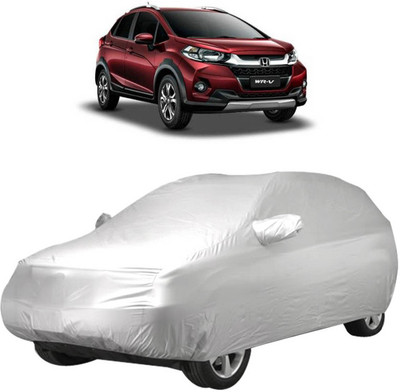 InayaAutoMotive Car Cover For Honda WR-V (With Mirror Pockets)(Silver)