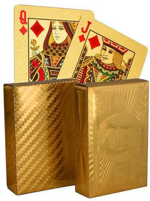

Aryshaa Doller design golden playing cards(Golden)
