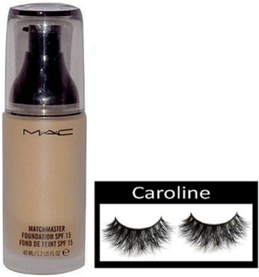 

caroline Eyelashes, Mac Matchmaster Foundation(Set of 2)