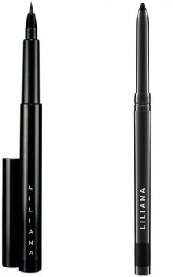 

Liliana Long lasting Waterproof Sketch Pen Eyeliner With Black Long Lasting Waterproof Kajal(Set of 2)