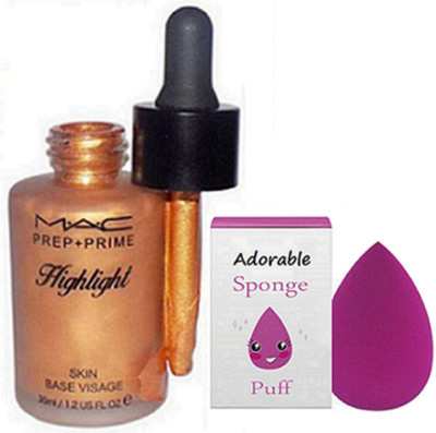 

Adorable sponge puff, mac highlight(Set of 2)