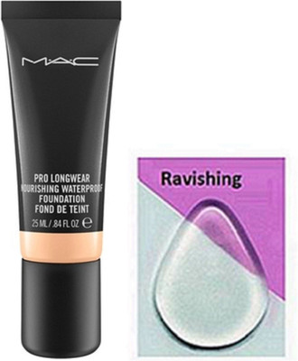 

ravishing silicon puff, MAC pro longwear waterproof foundation(Set of 2)