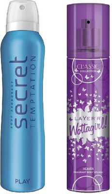 

Layer'r Wottagirl HEAVEN 1pc. & Secret Temptation PLAY 1pc. Pack of 2(Set of 2)