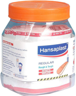 

Hansaplast Medicated Dressings Jar (130 Strips) Crepe Bandage(9.5 cm)