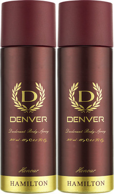 

Denver Honour Combo Deodorant Spray - For Men(400 ml, Pack of 2)