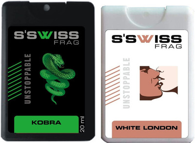 

S'SWISS kobra and white london combo Pack - 40 ml Pocket Perfume - For Men & Women(40 ml, Pack of 2)