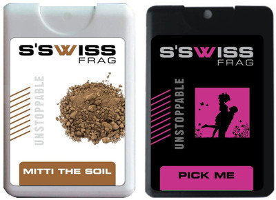 

S'SWISS mitti the soil and pick me Combo Pack - 40 ml Pocket Perfume - For Men & Women(40 ml, Pack of 2)