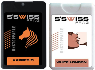 

S'SWISS axpresio and white london combo Pack - 40 ml Pocket Perfume - For Men & Women(40 ml, Pack of 2)
