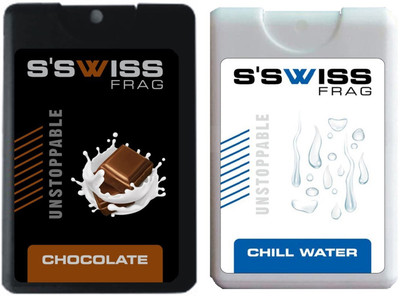 

S'SWISS chocolate and chill water combo Pack - 40 ml Pocket Perfume - For Men & Women(40 ml, Pack of 2)