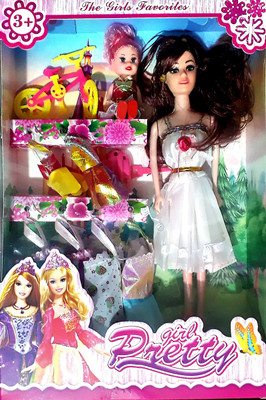 

K&P Collection Pretty Girl Doll Set 6623W(White)