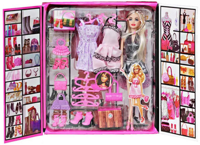 

Munchkin Land Fashion Stylish Doll Set(Multicolor)