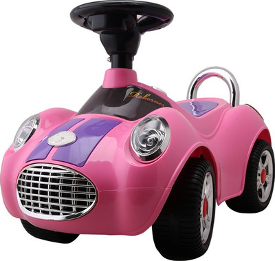 A +B Foot To Floor Ride-On-Car 7639 (Pink) Car Non Battery Operated Ride On(Pink)