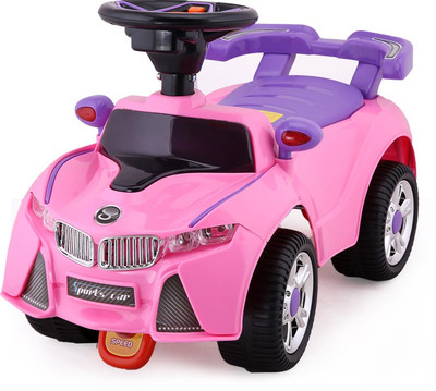 

A +B Foot To Floor Ride-On-Car 7656 (Pink) Car Non Battery Operated Ride On(Pink)