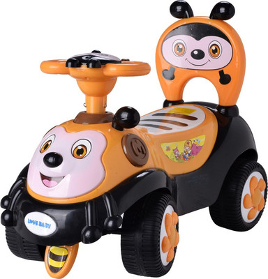 A +B Foot To Floor Ride-On-Car 7625 (Orange) Car Non Battery Operated Ride On(Orange)
