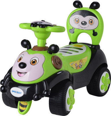 

A +B Foot To Floor Ride-On-Car 7625 (Green) Car Non Battery Operated Ride On(Green)