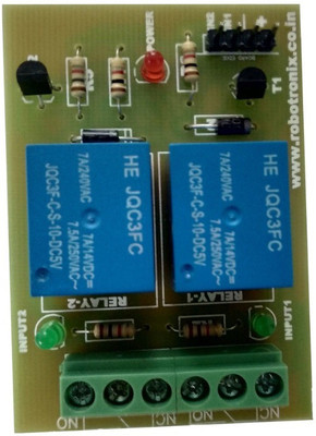 

dangi e shop 5v 2 relay module for diy Electronic Components Electronic Hobby Kit